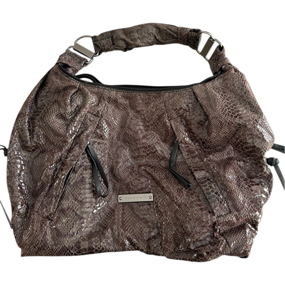 Charles & Keith Large Shoulder Tote Bag - Picture 3 of 16